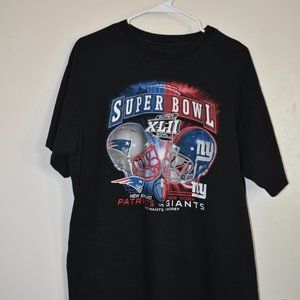 Reebok Super Bowl XLII New England Patriots New York Giants 'WHO WANTS IT MORE?'
